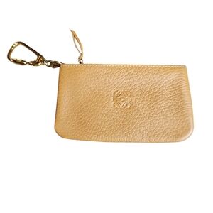 Loewe Tan Leather Pouch